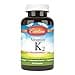 Carlson Vitamin K2 MK4 Menatetrenone 5 mg Vitamin K Supplement Bone Support K2 Vitamin SoyFree Vitamin K2 180 Capsules