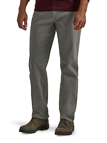 Wrangler Authentics Mens Classic 5Pocket Relaxed Fit Flex Jean Gargoyle 38W x 34L