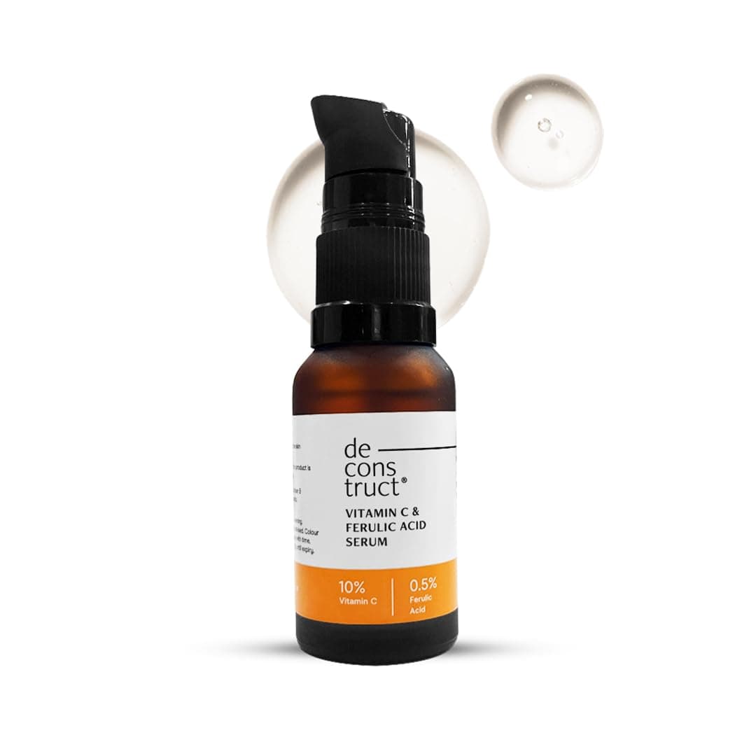 Deconstruct 10 NonIrritating Vitamin C Face Serum For Glowing Skin10 Vitamin C 05 Ferulic AcidWater Based Serum Highly Stable Vitamin C Face Serum For Women And MenBeginner Friendly20 Ml