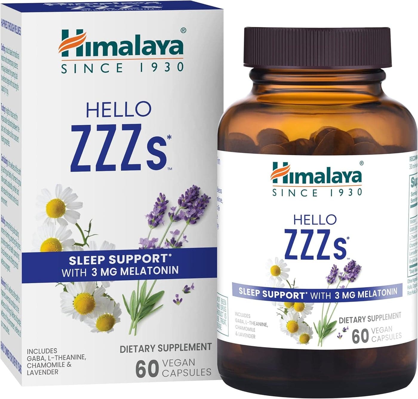 Himalaya Hello ZZZs Sleep Support for Adults - 60 Capsules