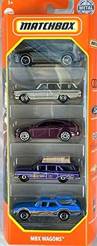 Matchbox MBX Wagons 5 Pack Set (1:64 Scale)