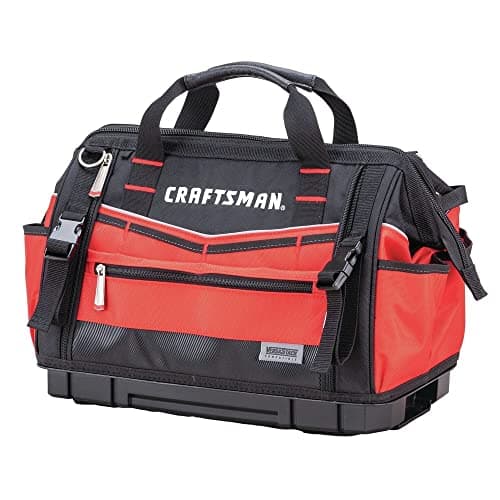 CRAFTSMAN VERSASTACK Zippered Tool Bag 31 Pocket Organizer Heavy Duty Tool Tote CMST17622