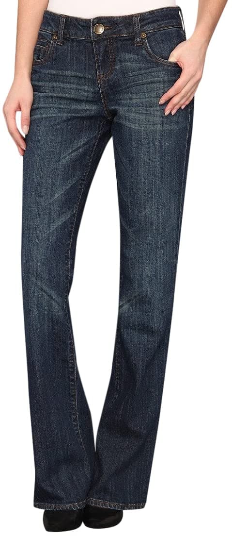 KUT from the Kloth™ Natalie High Rise Bootcut Jeans for Women – Contrast Topstitching – Blended Fabric Exceptional 4 33