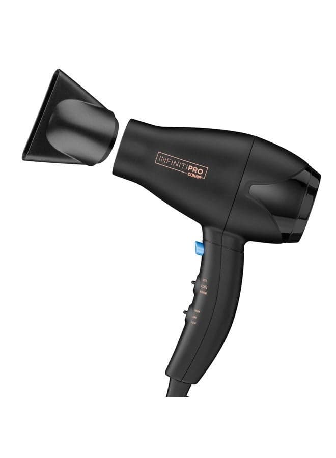 INFINITIPRO BY CONAIR Travel Hair Dryer, Mighty Mini Compact Lightweight Professional AC Motor Hair Dryer