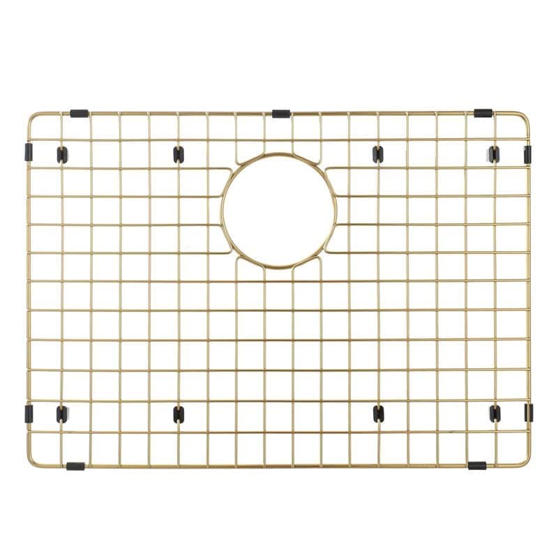 Starstar Sinks Protector Matte Gold 304 Stainless Steel Kitchen Sink Bottom Grid Rack 25 L x 15 W