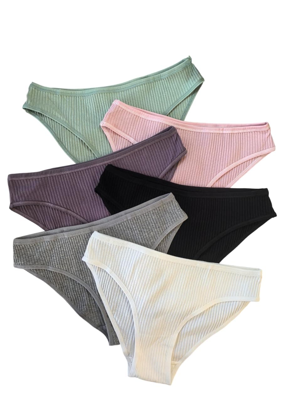 Celary Panty Set for Women and Girls|| Cotton Underwear for Woman||6 Piece Assorted Colour Panty
