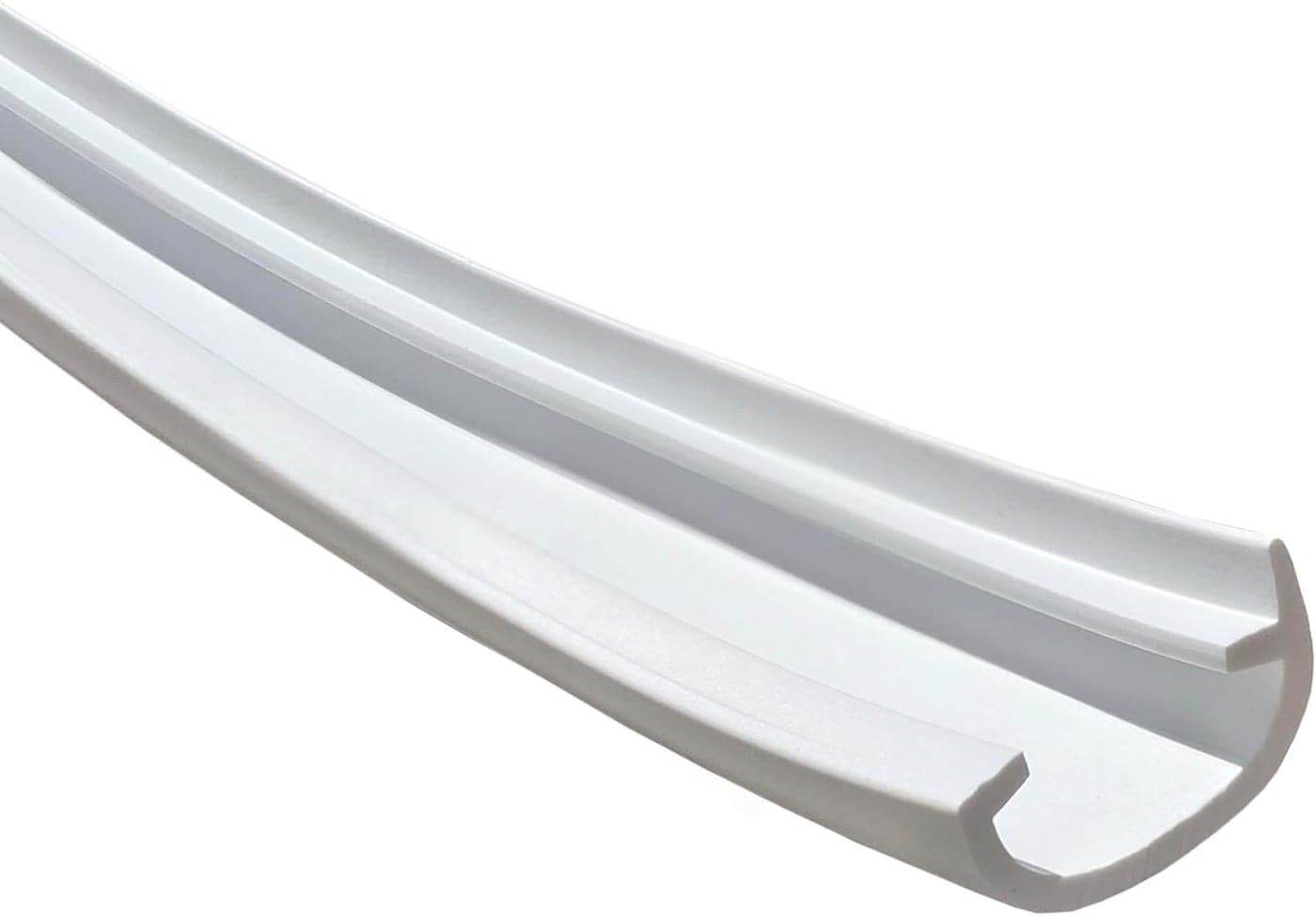 Automotive Authority White RV Marine Camper Vinyl 5/8" x 25' Trim Molding Flexible Screw Cap Cover