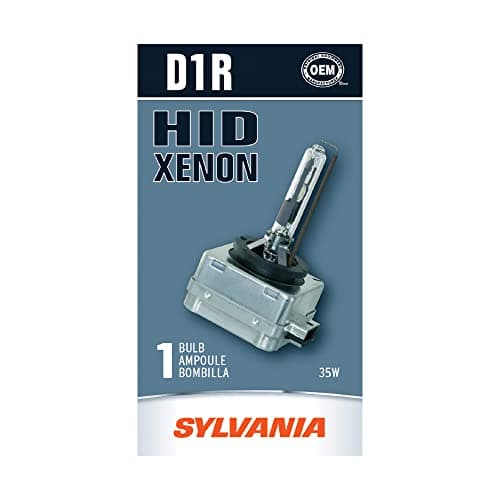 SYLVANIA - D1R Basic HID (High Intensity Discharge) Headlight Bulb - High Performance Bright, White, and Durable Lamp (Contains 1 Bulb)