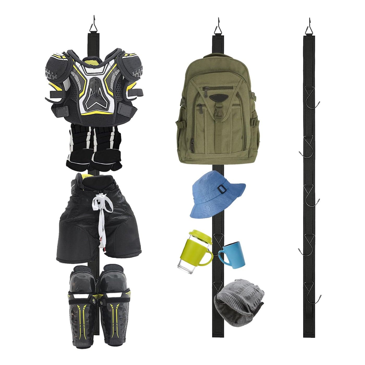Hockey Drying RackHockey Training Equipment Gear OrganizerPortable Sports Hanging Straps with 5 HooksIce Hockey Gifts for Men Boys MomHockey Hanger for Home Travel OutdoorHockey Accessories
