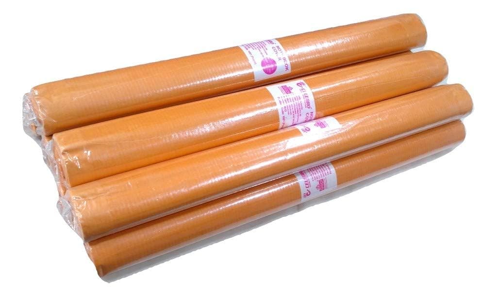 Brown Paper Rolls for Book Wrapping,15 Inch x 08Meters, Pack of 4