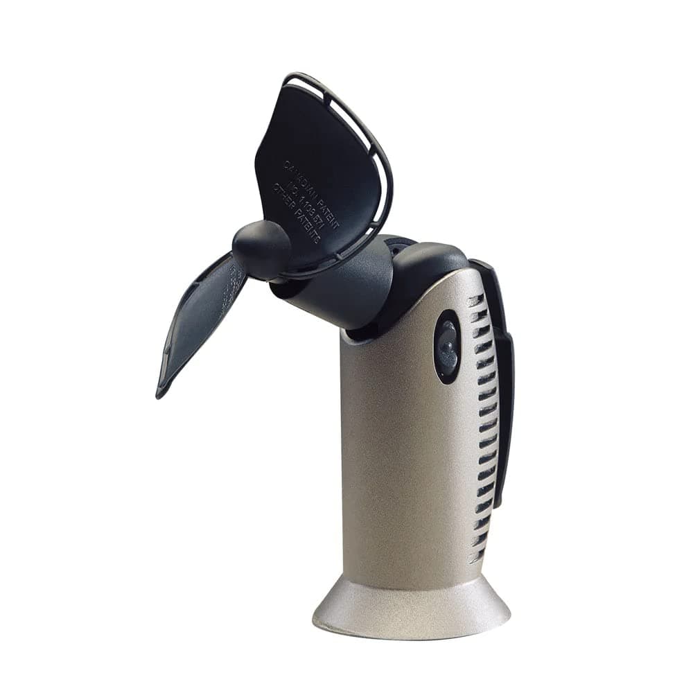 Caframo Tiny Tornado II Heavy Duty Handheld Fan Standing Option Built to Last Titanium Small