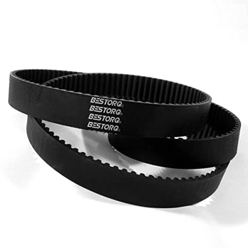 BESTORQ 425-5M-25 HTD Timing Belt, 425mm Outside Circumference x 25mm Width x 3.6mm Height, 5mm Pitch, 85 Teeth, Pack of 3