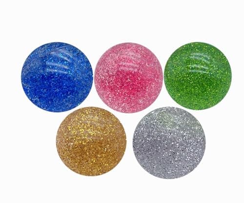 Kikeep Large Bouncy Ball 45mm for Kids Glitter Bounce Balls Party Favors Super Bouncy Balls Gift for Kids Rubber Super Bounce Ball Large for Birthday Prizes Gifts 5