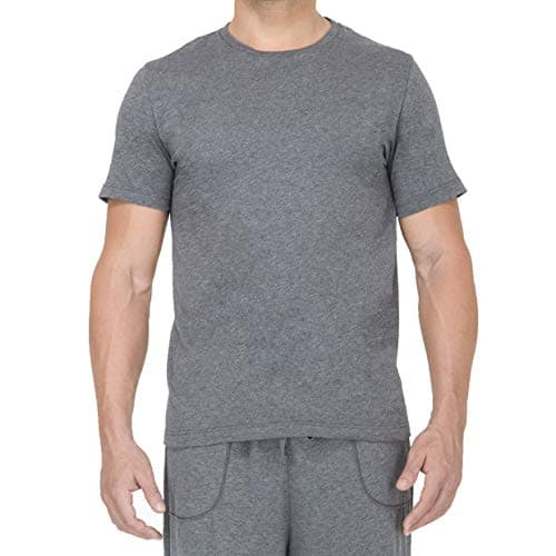Cottonique Hypoallergenic T-Shirt for Men with Skin Allergies and Sensitive Skin Melange