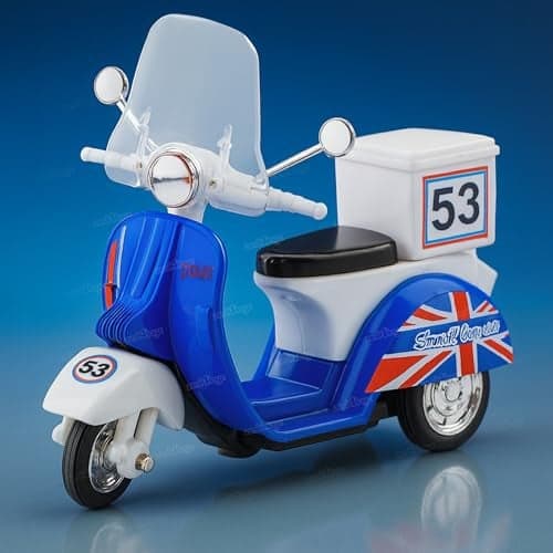 Zest 4 Toyz Kids Scooter Toy for Kids | Die-Cast Miniature Bike Pull Back Toy for Toddlers | Toys for 3 Years & Above | Designer Mini Scooter for Boys & Girls - Blue