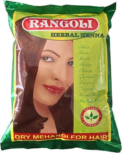 Rangoli Henna Pack of 12 Red