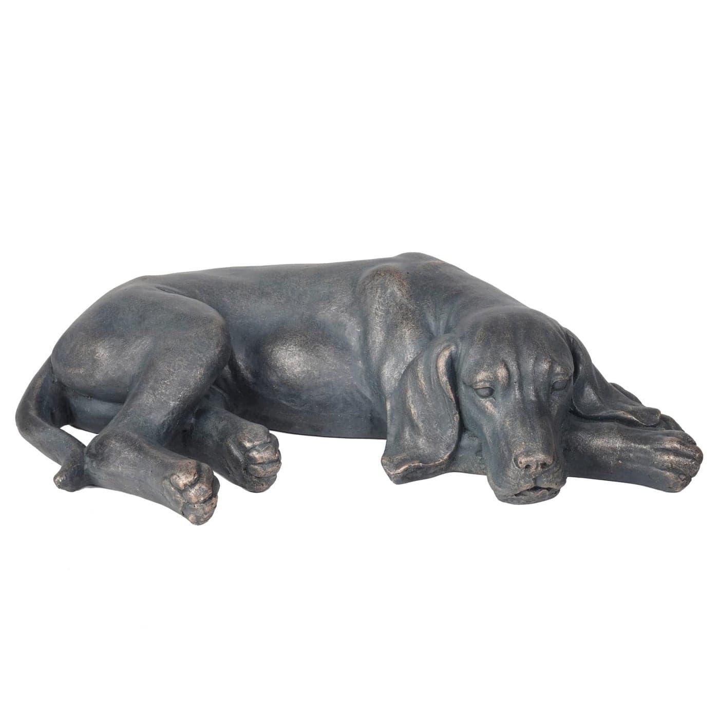 LC LCdecohome Garden Statue Outdoor Decorations DogFigurine Sleeping Dog Sculptures Resin Sculpture for Patio Lawn Yard Porch Ornament Garden Gift 2225 125 55