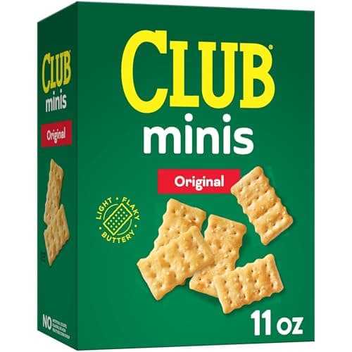 Club Minis Crackers, Lunch Snack, Original, 11oz Box