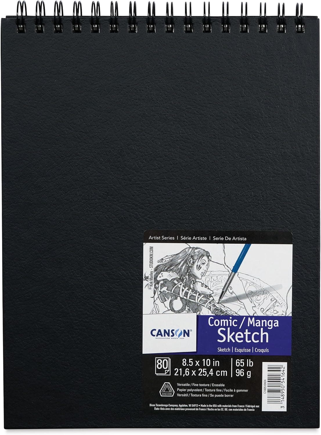 Canson Comic Manga Hardcover Sketch Book 85x11 Inch