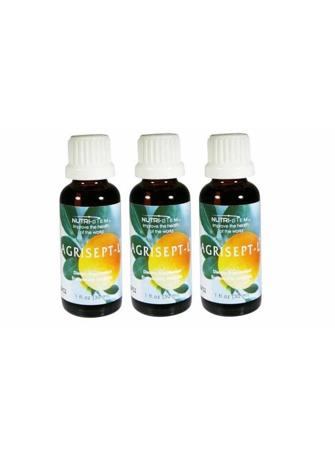 Nutri-Diem Agrisept - L Antioxidant 30ml (1 oz) 3 Bottles
