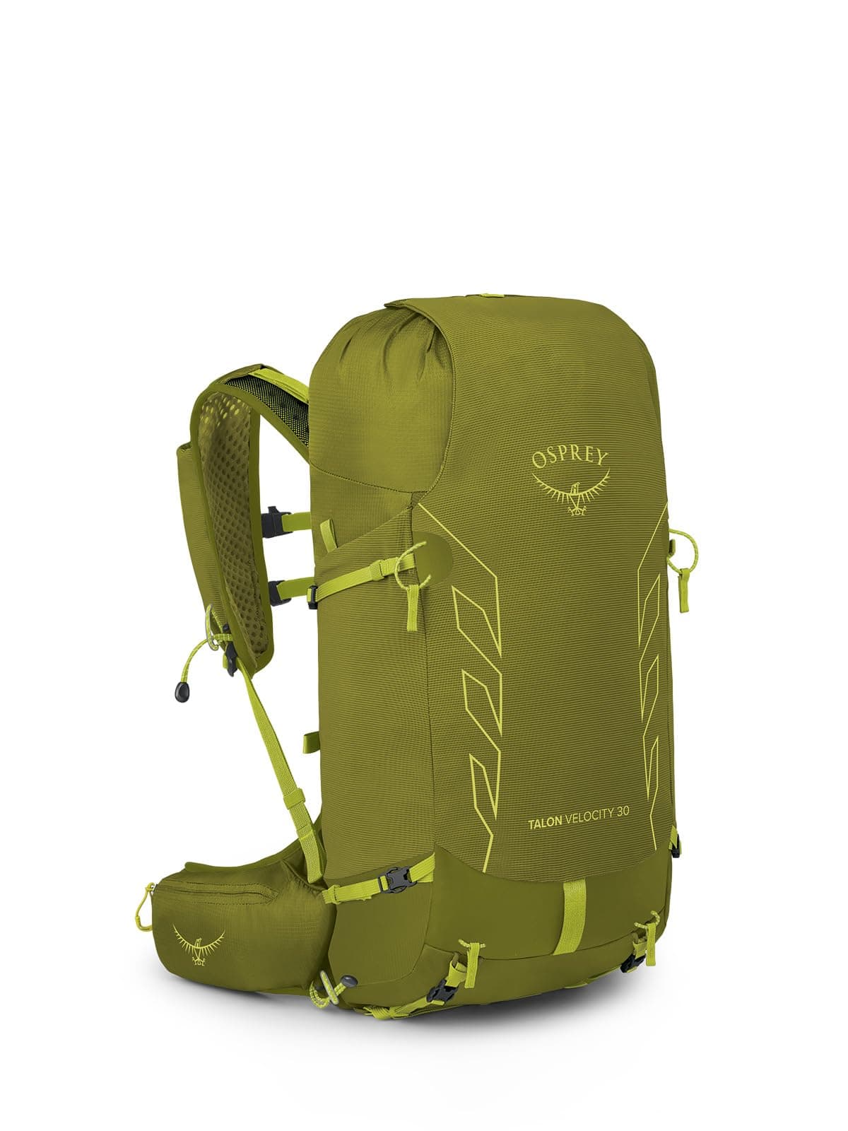 Osprey Talon Velocity 30L Men's Hiking Backpack, Matcha Green/Lemongrass, L/XL