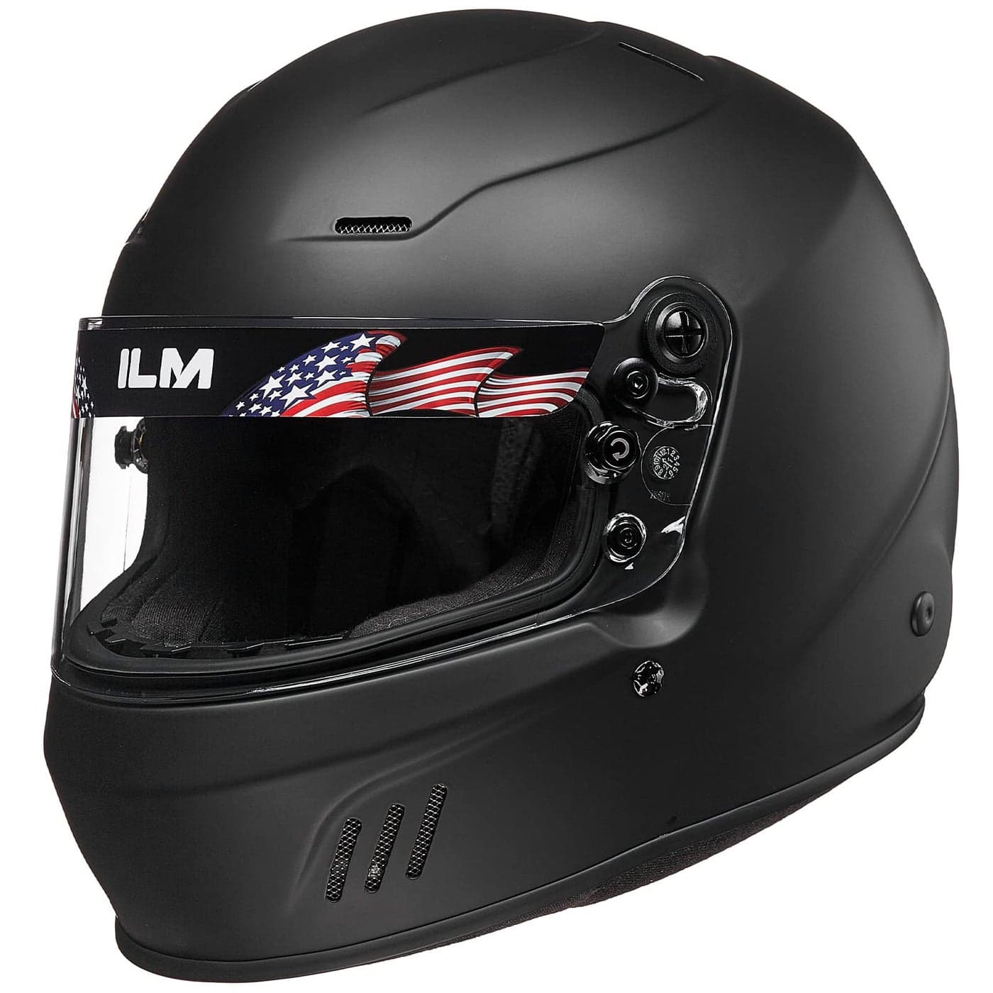 ILM Snell SA2020 Full Face Auto Car Racing Helmets for Men and Women Model 760White S