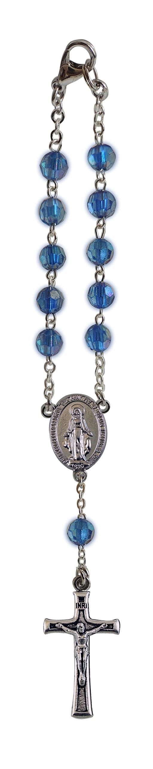 Cathedral Art (Abbey & CA Gift September/Sapphire Birthstone Car Rosary