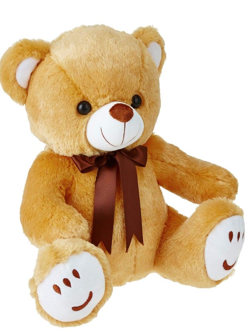 Teddy Bear, Cute, Soft Toy (33 Cm, Brown), Great Birthday Gift
