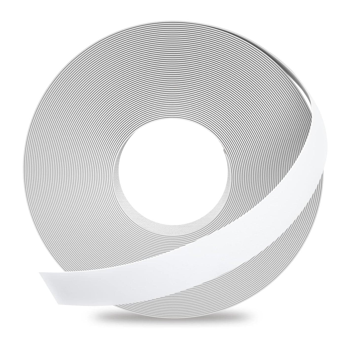 GSCIT Club Melamine Edge Banding 34 inch x 25ft White Edge Banding with Hot Melt Adhesive Preglued Cabinet Edge Banding Flexible White Veneer Edging for Plywood Furniture Table