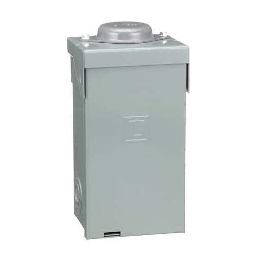 Square D - HOM24L70RBCP Homeline 70-Amp 2-Space 4-Circuit Outdoor Main Lugs Load Center