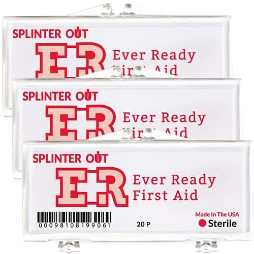 Ever Ready First Aid Splinter Out Splinter Remover, Pack of 3, 20 Packets per case