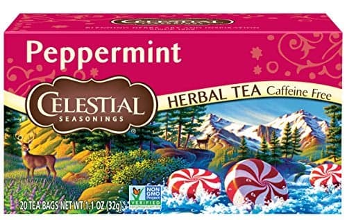 Celestial Seasonings Peppermint Herbal Tea, 20 Count