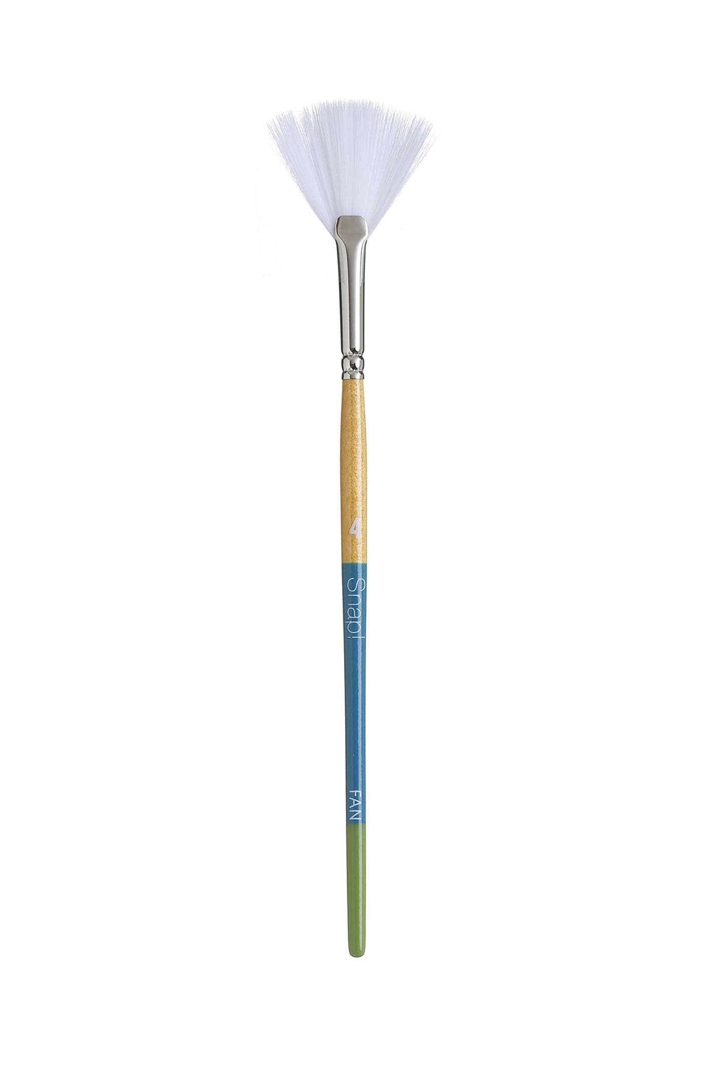 Princeton PAB98505 Snap Brush Taklon Fan, White