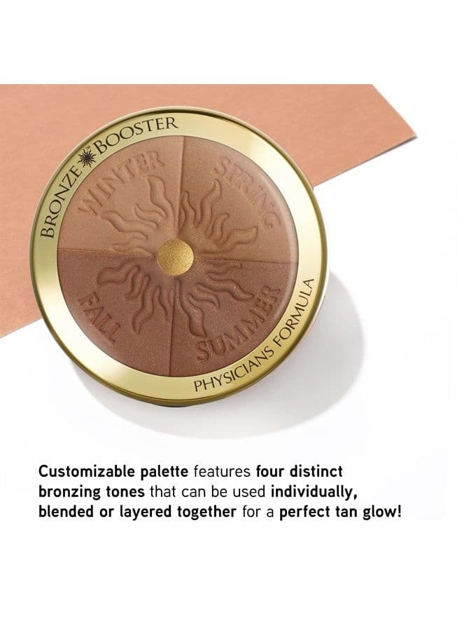 Bronze Booster Glow-Boosting Season-to-Season Light-to-Medium Bronzer Makeup Powder, Dermatologist Approved