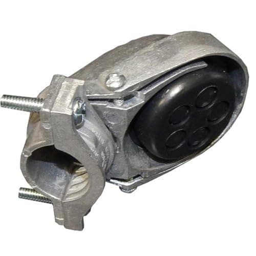 Morris Products Aluminum Service Entrance Cap – Clamp On Caps – For Pulling Service Drop Conductors, Rigid Conduit, IMC, E.M.T. – Heavy Duty Pressure Clamp – Weather Resistant – 2”, (15525)