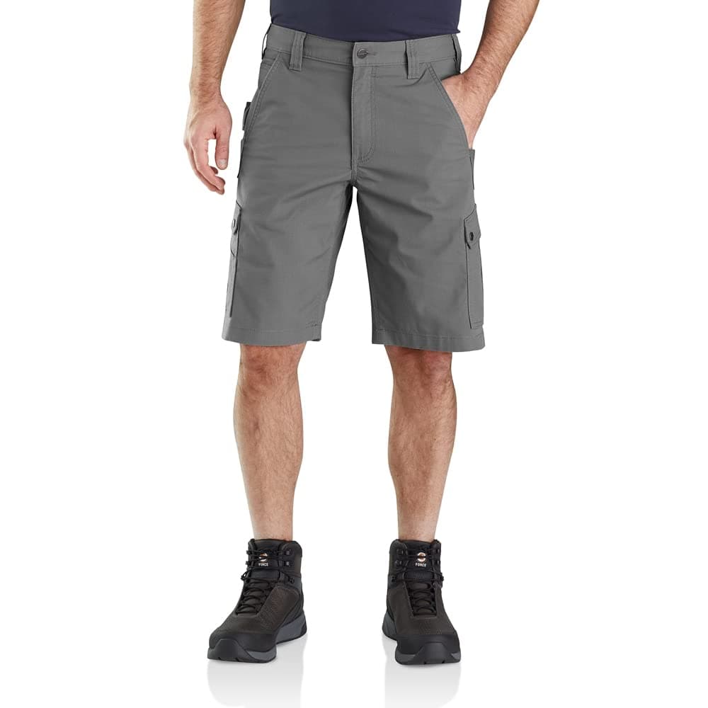 Carhartt Mens Relaxed 11 Ripstop Cargo Short 075Steel W34