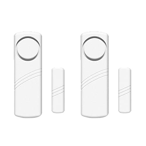 2 Pack Home Door and Window Alarm,Security Wireless Window Alarm Sensor, Wireless Door Alarm for Home Security, Cabinet Open Alarm Pool Door Alarm for Kids Safety Child Toddler Door Open Alarm Sensor