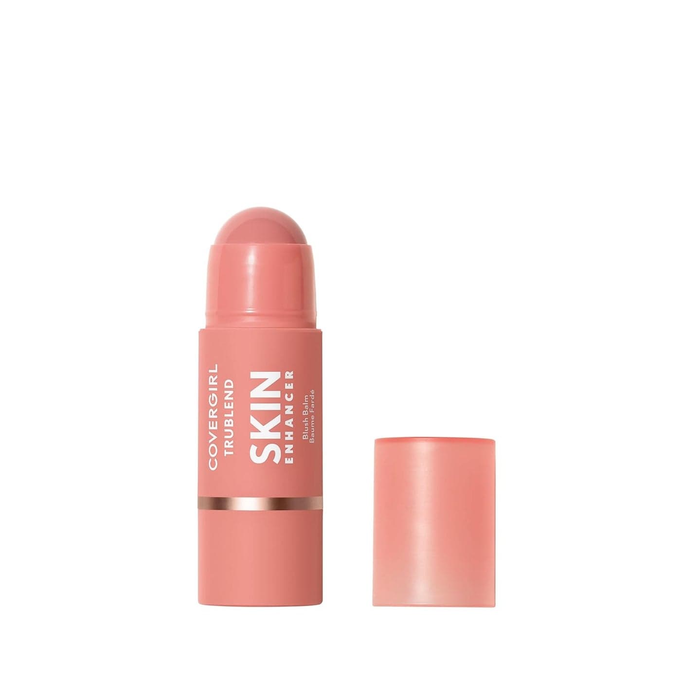 CoverGirl Trublend Skin Enhancer Blush Balm Stick 220 Nude Flush Vegan Formula Easy to Use Glides on Effortlessly NonGreasy Doesnt Crease 021oz