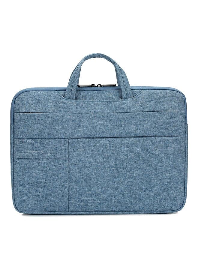 14 Inch Waterproof Nylon Laptop Briefcase Blue