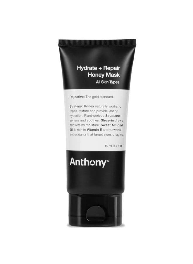 Hydrate + Repair Honey Mask, Stimulates Your Skin and Opens Pores with Honey, Vitamins C & E, Glycerin, Sweet Almond, Squalane, and Calendula, Soothes and Moisturizes Dry to Normal Skin - 3 Oz
