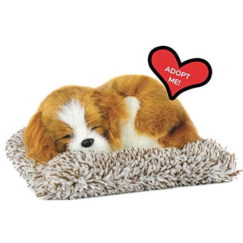 Perfect Petzzz Mini Cavalier King Charles Stuffed Animals for Girls and Boys Dog Toys for Kids and Elderly BatteryOperated Live Pet Toys Companion Realistic Dog Calming Toys with Synthetic Fur