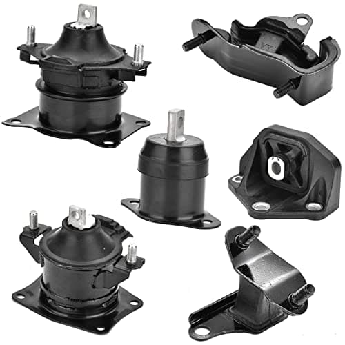 6PCS Engine Motor Mount Set Compatible with Honda Accord 3.0L 2003-2007 Auto Transmission Motor Mount Replace A4526HY A4527HY A4524 A4525 A4544 A4517