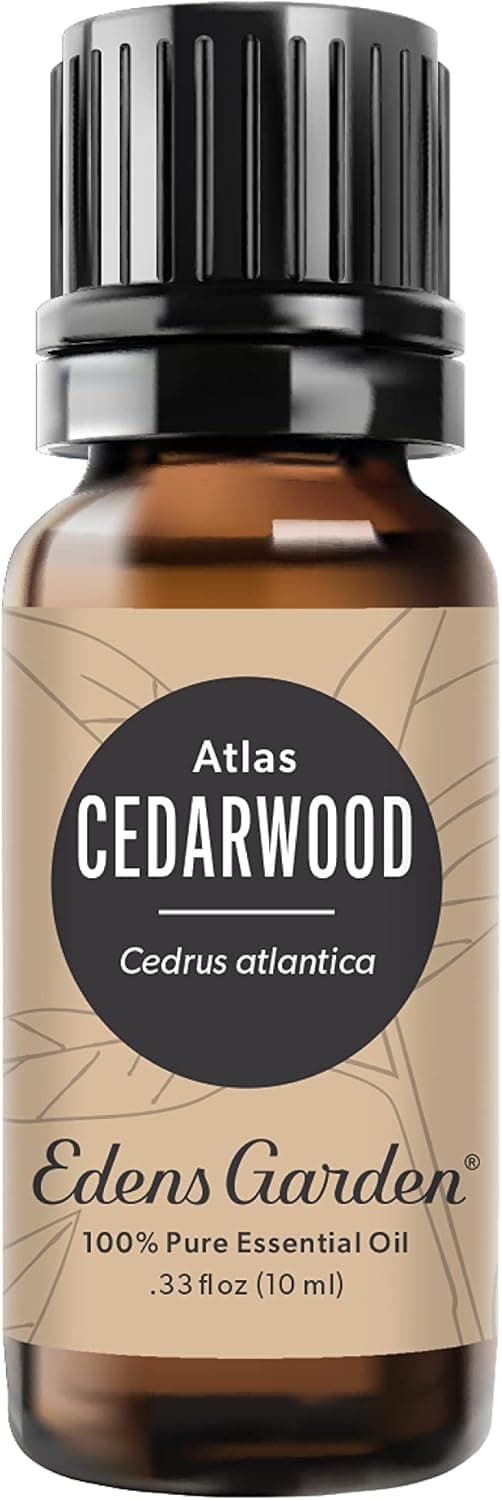 Edens Garden Cedarwood- Atlas Essential Oil- 100% Pure Premium Grade, Undiluted, Natural, Therapeutic, Aromatherapy, The Best for Diffuser, Candle, Laundry, Hair 10 ml (.33 fl oz)