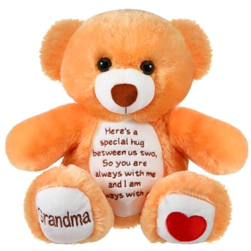 Liliful Sympathy Bears for Boys and Girls Loss of Grandma Memorial Bear Grief Stuffed Animals Grandma Remembrance Gift Bereavement Gifts Grieving Plush Toy for Condolences Memorial Loss of Loved