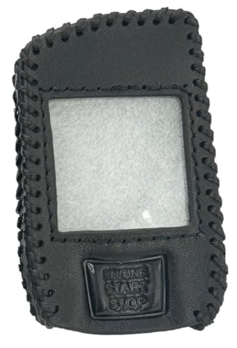 Tolxh RF2WQ9FM Leather Case Q9 2Way Remote leather Case Key Fob Quality Durable New Replacement Parts For Compustar