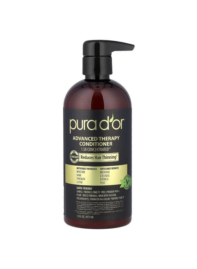 Pura D'or, Advanced Therapy Conditioner, 16 fl oz (473 ml)