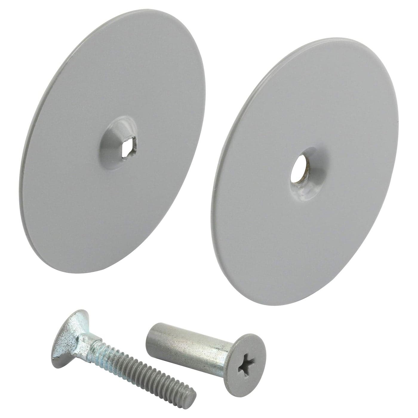 PrimeLine MP9515 Door Hole Cover Plate 258 In Outside Diameter Gray Painted Primer Single Pack