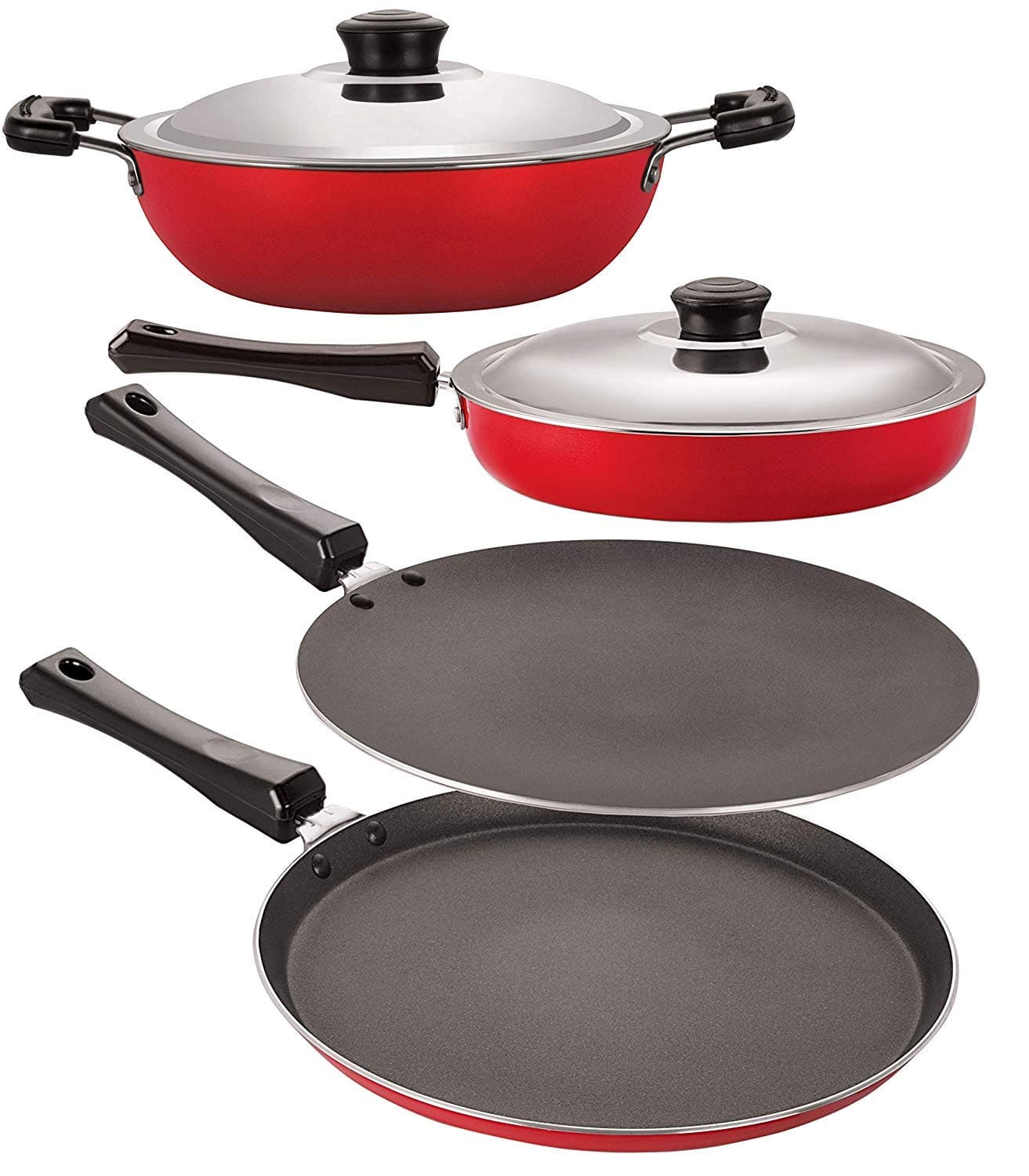 Nirlon Nonstick Rakshabandhan Cookware Esential Combo Gift Set 4 Piece