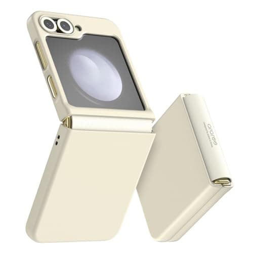 araree Aero Flex for Galaxy Z Flip 6 Case with Hinge Protection Slim Protective Cover PC with Hinge Protector TPU Compatible with Galaxy Z Flip 6 5G Cream Z Flip 6