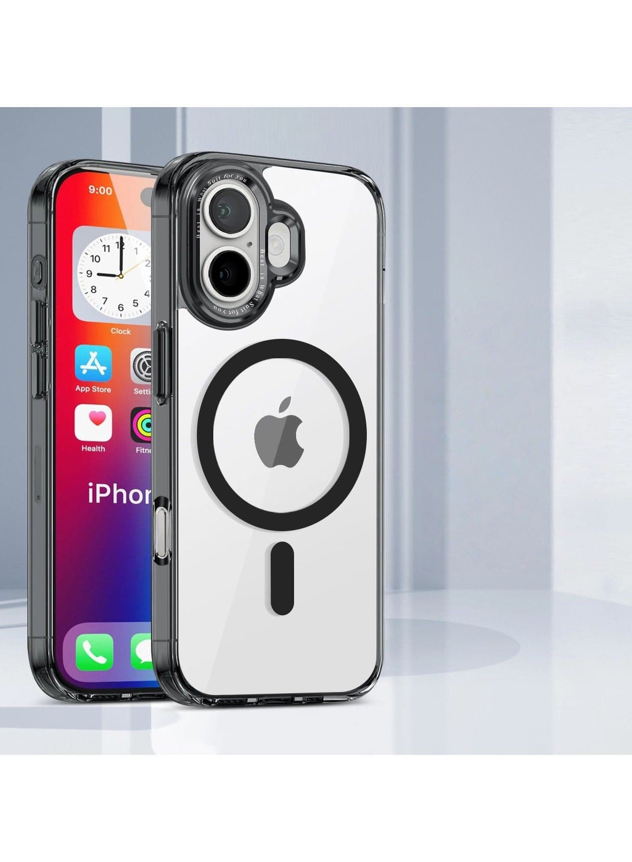 Compatible iPhone 17 case, Icy-Transparent MagSafe Magnetic Charging Protective Case, Scratch-Resistant Full-Edge Cover